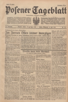 Posener Tageblatt = Poznańska Gazeta Codzienna. Jg.78, Nr. 163 (19 Juli 1939) + dod.