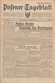 Posener Tageblatt. Jg.78, Nr. 243 (24 Oktober 1939)