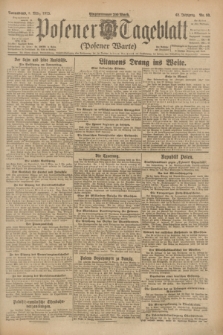 Posener Tageblatt (Posener Warte). Jg.62, Nr. 50 (3 März 1923)