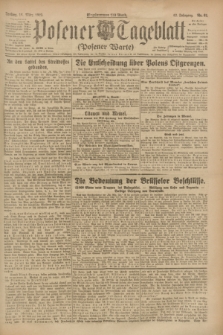 Posener Tageblatt (Posener Warte). Jg.62, Nr. 61 (16 März 1923) + dod.