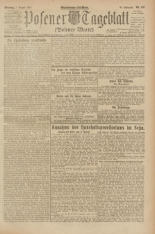 Posener Tageblatt (Posener Warte). Jg.62, Nr. 176 (7 August 1923) + dod.