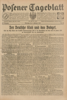 Posener Tageblatt. Jg.68, Nr. 29 (5 Februar 1929) + dod.