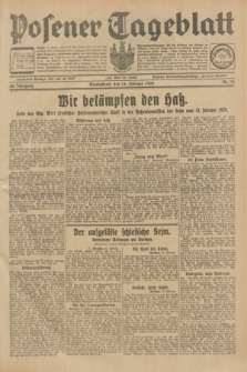 Posener Tageblatt. Jg.68, Nr. 39 (16 Februar 1929) + dod.