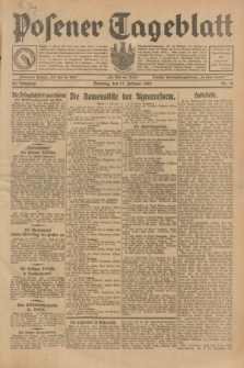 Posener Tageblatt. Jg.68, Nr. 40 (17 Februar 1929) + dod.