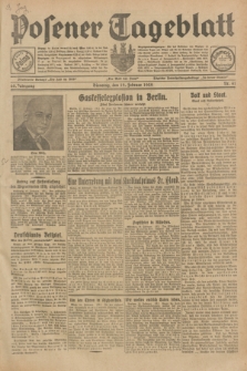 Posener Tageblatt. Jg.68, Nr. 41 (19 Februar 1929) + dod.