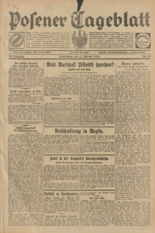 Posener Tageblatt. Jg.68, Nr. 43 (21 Februar 1929) + dod.