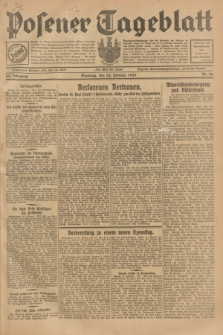 Posener Tageblatt. Jg.68, Nr. 46 (24 Februar 1929) + dod.