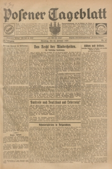 Posener Tageblatt. Jg.68, Nr. 47 (26 Februar 1929) + dod.