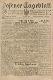 Posener Tageblatt. Jg.68, Nr. 49 (28 Febrauar 1929) + dod.