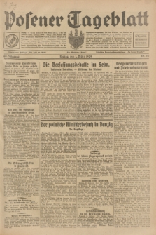 Posener Tageblatt. Jg.68, Nr. 50 (1 März 1929) + dod.