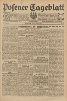 Posener Tageblatt. Jg.68, Nr. 67 (21 März 1929) + dod.