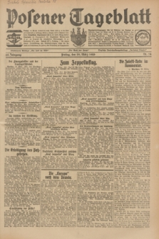 Posener Tageblatt. Jg.68, Nr. 74 (29 März 1929) + dod.