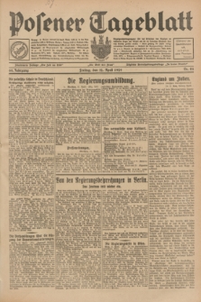Posener Tageblatt. Jg.68, Nr. 84 (12 April 1929) + dod.