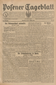 Posener Tageblatt. Jg.68, Nr. 87 (16 April 1929) + dod.