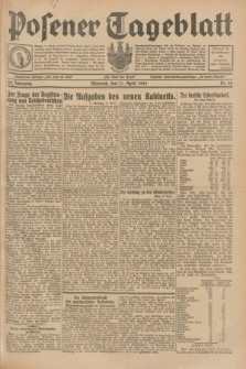 Posener Tageblatt. Jg.68, Nr. 88 (17 April 1929) + dod.