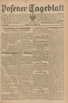 Posener Tageblatt. Jg.68, Nr. 90 (19 April 1929) + dod.