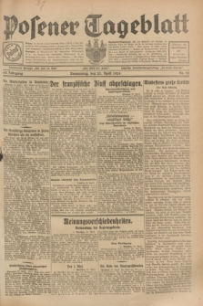 Posener Tageblatt. Jg.68, Nr. 95 (25 April 1929) + dod.
