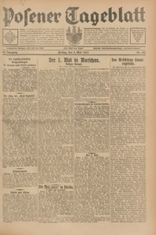 Posener Tageblatt. Jg.68, Nr. 102 (3 Mai 1929) + dod.
