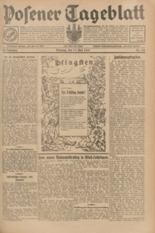 Posener Tageblatt. Jg.68, Nr. 114 (19 Mai 1929) + dod.