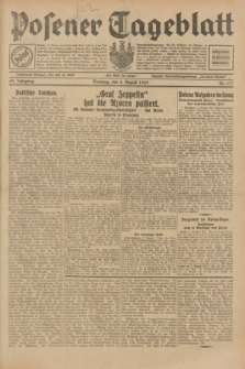 Posener Tageblatt. Jg.68, Nr. 177 (4 August 1929) + dod.