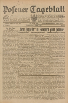 Posener Tageblatt. Jg.68, Nr. 178 (6 August 1929) + dod.