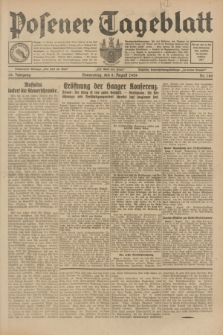 Posener Tageblatt. Jg.68, Nr. 180 (8 August 1929) + dod.