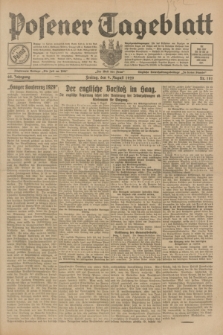 Posener Tageblatt. Jg.68, Nr. 181 (9 August 1929) + dod.