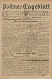 Posener Tageblatt. Jg.68, Nr. 182 (10 August 1929) + dod.