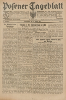 Posener Tageblatt. Jg.68, Nr. 186 (15 August 1929) + dod.