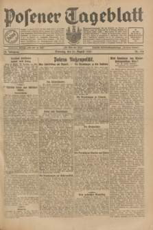 Posener Tageblatt. Jg.68, Nr. 194 (25 August 1929) + dod.
