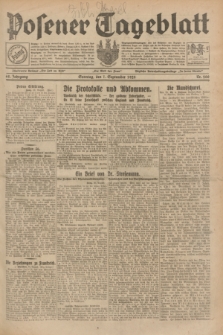 Posener Tageblatt. Jg.68, Nr. 200 (1 September 1929) + dod.