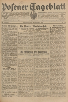Posener Tageblatt. Jg.68, Nr. 215 (19 September 1929) + dod.