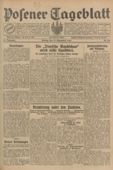 Posener Tageblatt. Jg.68, Nr. 216 (20 September 1929) + dod.