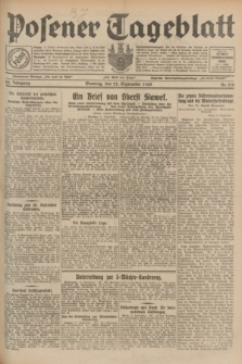 Posener Tageblatt. Jg.68, Nr. 218 (22 September 1929) + dod.