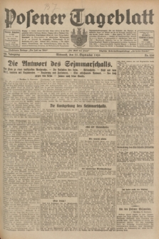 Posener Tageblatt. Jg.68, Nr. 220 (25 September 1929) + dod.