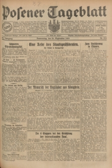 Posener Tageblatt. Jg.68, Nr. 221 (26 September 1929) + dod.