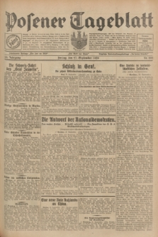 Posener Tageblatt. Jg.68, Nr. 222 (27 September 1929) + dod.