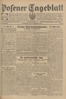 Posener Tageblatt. Jg.68, Nr. 223 (28 September 1929) + dod.