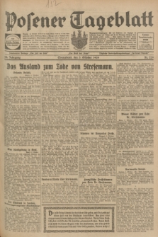 Posener Tageblatt. Jg.68, Nr. 229 (5 Oktober 1929) + dod.