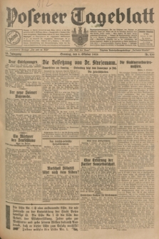 Posener Tageblatt. Jg.68, Nr. 230 (6 Oktober 1929) + dod.