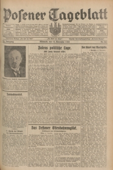 Posener Tageblatt. Jg.68, Nr. 261 (13 November 1929) + dod.