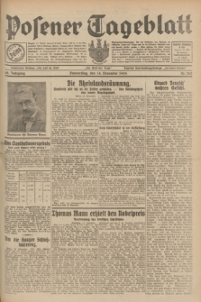 Posener Tageblatt. Jg.68, Nr. 262 (14 November 1929) + dod.