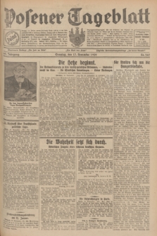 Posener Tageblatt. Jg.68, Nr. 265 (17 November 1929) + dod.