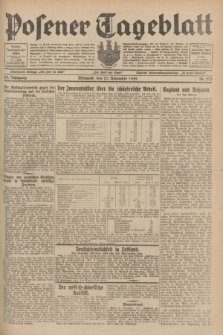 Posener Tageblatt. Jg.68, Nr. 273 (27 November 1929) + dod.