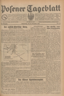 Posener Tageblatt. Jg.68, Nr. 274 (28 November 1929) + dod.