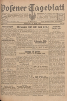 Posener Tageblatt. Jg.67, Nr. 195 (26 August 1928) + dod.