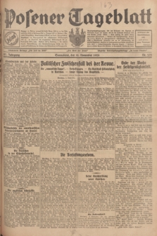 Posener Tageblatt. Jg.67, Nr. 259 (10 November 1928) + dod.