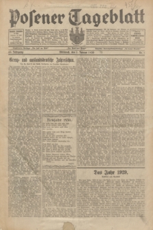 Posener Tageblatt. Jg.69, Nr. 1 (1 Januar 1930) + dod.