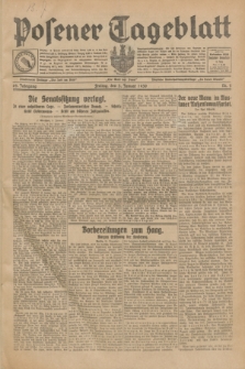 Posener Tageblatt. Jg.69, Nr. 2 (3 Januar 1930) + dod.