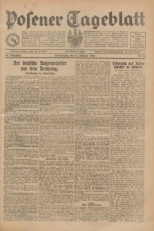Posener Tageblatt. Jg.69, Nr. 36 (13 Februar 1930) + dod.